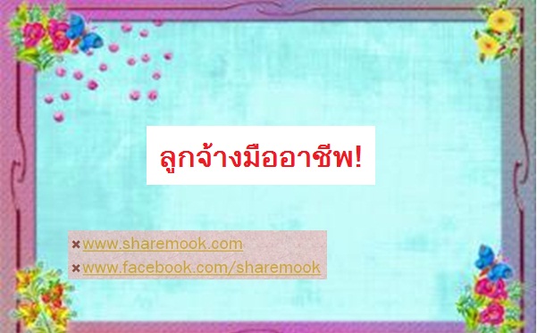 ลูกจ้างมืออาชีพ!